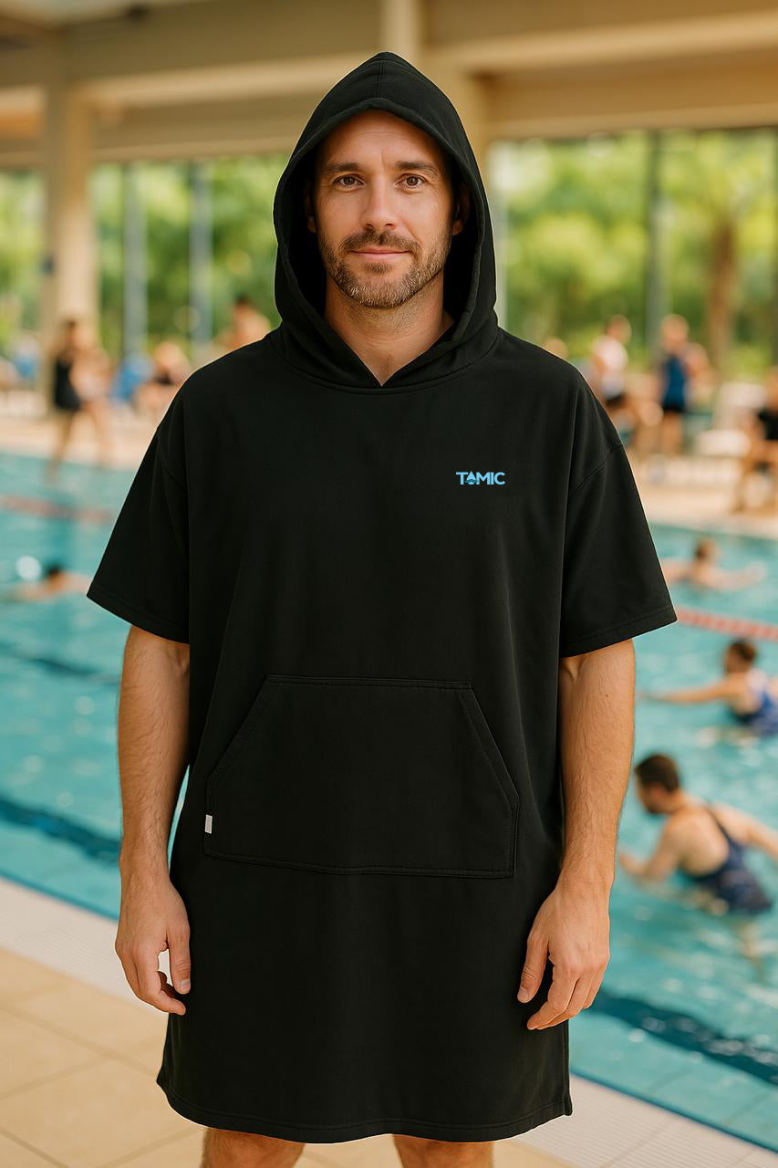 Poncho Hombre Unicolor Talla Unica 100x78cm Tomic