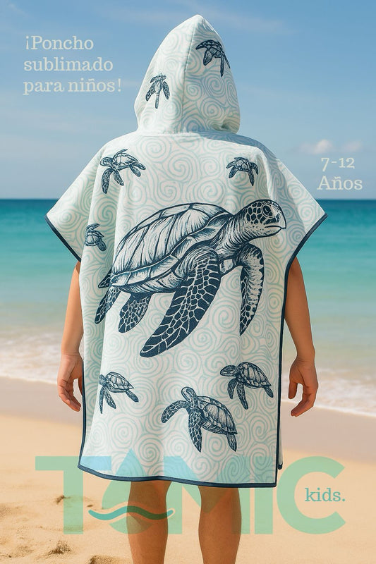 Poncho Sublimado Kids 78x66